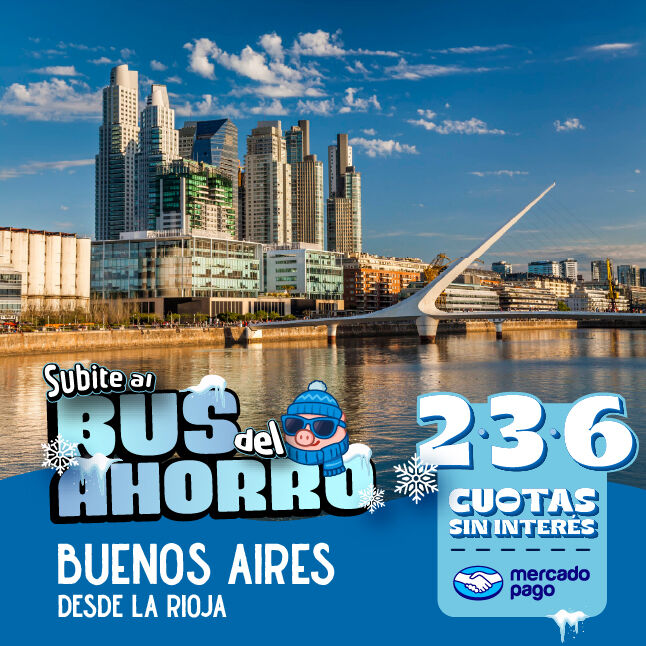 pasajes a la Rioja desde Buenos Aires